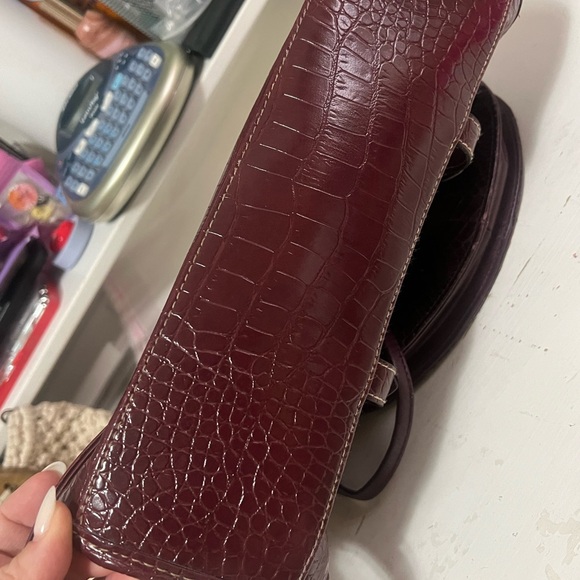 Vintage PVC Shoulder Bag with Matching Clutch/Wallet - Picture 6 of 7